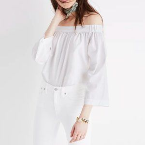 NWT Madewell Clean Off-The-Shoulder Top